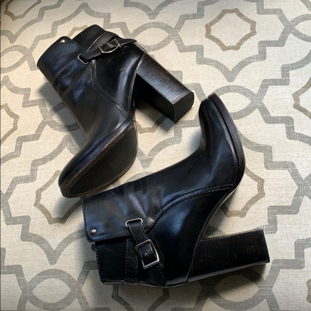 Frye Claude Jodhpur Black Ankle Boots